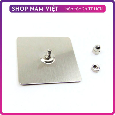 [INOX] Set 2 Miếng Dán Vít Kim Loại Dán Tường Không Cần Khoan