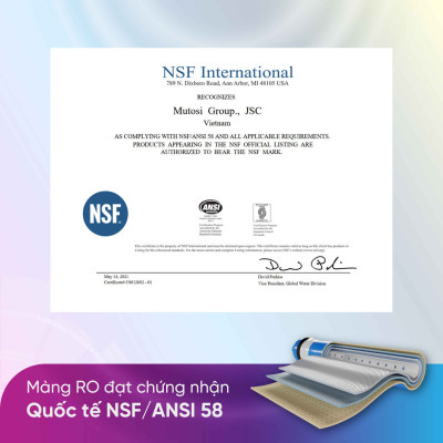 Màng lọc RO Mutosi SLITEC 100GPD - Hàng chính hãng