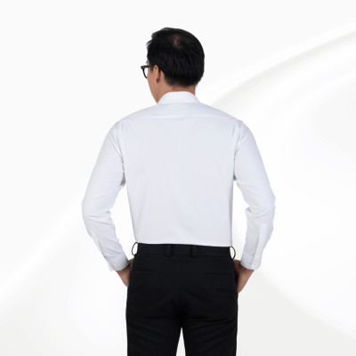 Áo sơ mi nam dài tay có túi màu trắng GENTITI by Thái Tuấn -  1C815HAKT101