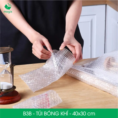 B3B - 40x30 cm - 50 Túi bóng khí chống sốc đóng hàng - Túi gói hàng, bọc chống sốc, xốp chống sốc