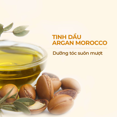 Dầu xả NATUFRÈS Moroccan Secret Tinh dầu Argan - Dưỡng tóc, suôn mượt, ngăn ngừa tóc khô, hư tổn 250ml