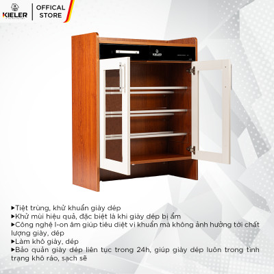 Tủ sấy giày KL-TG850 làm khô tự động 24 giờ liên tục luôn trong tình trạng khô ráo, sạch sẽ, khử mùi cho giày dép bị ẩm - Hàng Chính Hãng
