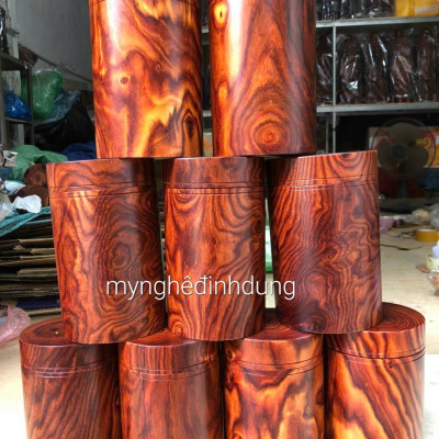 Hộp đựng trà ( chè) bằng gỗ trắc cao 20x11cm 