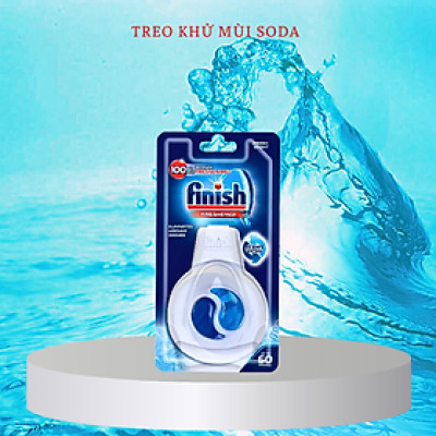 Tinh dầu treo khử mùi máy rửa chén Finish Dishwasher Freshener Odor Stop 60x QT017393