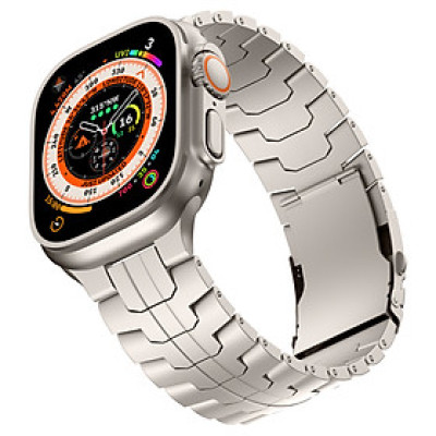 Dây Hợp Kim Titanium cho Apple Watch Series 4/5/6/7/8/9/SE2/10 & Apple Watch Ultra 1/2 Size 44/45/46/49mm - Hàng Chính Hãng
