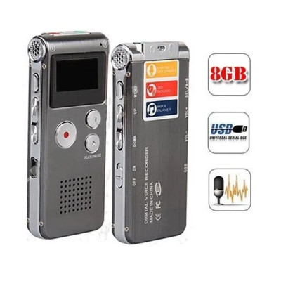 KHUYẾN MÃI KHỦNG, SỐ LƯỢNG CÓ HẠN - ROGTZ - Máy ghi âm kỹ thuật số SK012 8GB Pin lithium 30 giờ Vỏ chống va đập Hỗ trợ thẻ nhớ 128Gb Ghi âm cuộc họp, hội thảo, bài giảng giờ 7 chế độ EQ USB2.0 Kết nối dễ dàng Hàng Chính Hãng