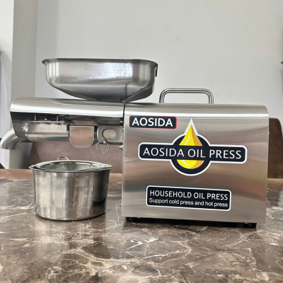 Máy ép dầu thực vật gia đình AOSIDA 888A Thương hiệu Anh Quốc 750W-1000W, ép 3-6kg/giờ - Hàng Nhập Khẩu, Bảo Hành 1 Năm