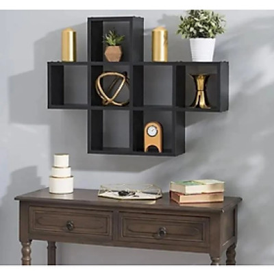 Kệ Gỗ Treo Tường 7 Ngăn Tundo CTKT519 KT 80x15x60cm