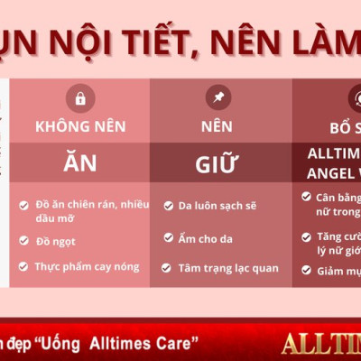 Thực phẩm bảo vệ sức khỏe hỗ trợ cải thiện nội tiết tố nữ ALLTIMES CARE ANGEL WOMEN - Hộp 60 viên
