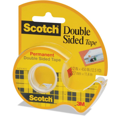 Băng keo 2 mặt đa năng trong suốt có khung cắt Scotch 3M SB-BK137 - Dán đồ thủ công craft, dán hồ sơ, gói quà, sửa vết rách