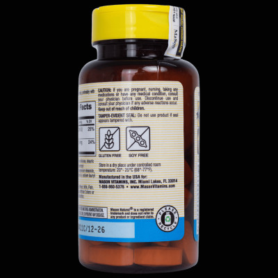 Viên uống Bổ sung canxi hữu cơ cho cơ thể Mason Natural Calcium Citrate + D3 – hộp 60 viên