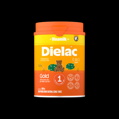 Sữa bột Vinamilk Dielac Alpha Gold 1 800g (cho trẻ từ 0 - 6 tháng tuổi)