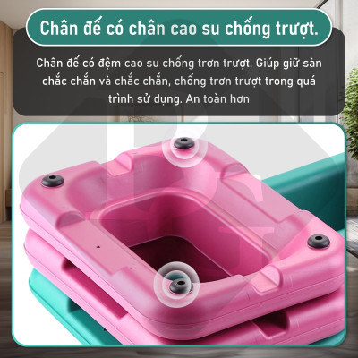 BG Bục dậm nhảy, aerobic, tập gym tại nhà AEROBIC STEP 72cm  giảmcân hiệu quả có thể điều chỉnh độ cao tập thể dục,