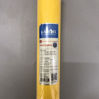 Lõi số 2 Karofi Cation T33 dùng cho các máy N-e117, N-e118...xử lý nguồn nước cứng nhiễm đá vôi Hàng chính hãng có xuất hóa đơn VAT