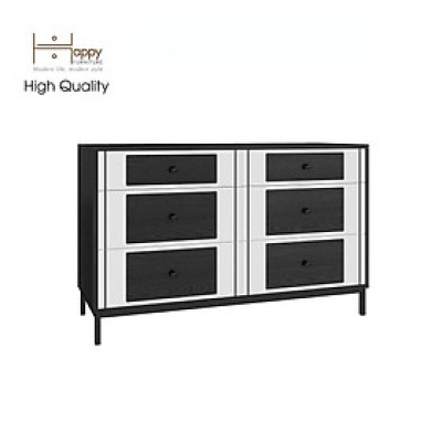 [Happy Home Furniture] TAKO, Tủ lưu trữ 6 ngăn kéo - chân sắt , 120cm x 45cm x 75cm ( DxRxC), THK_133