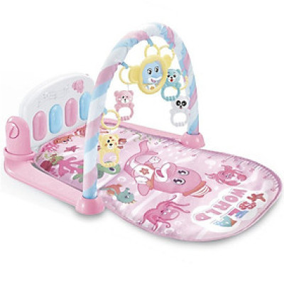 Thảm nằm chơi, có phát nhạc cho bé 0-36 tháng tuổi - màu, hoạ tiết giao ngẫu nhiên