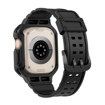Ốp Case bảo vệ tích hợp dây đeo Resist Shock Slim cho Apple Watch Ultra / Apple Watch Ultra 2 Size 49mm - Hàng Chính Hãng