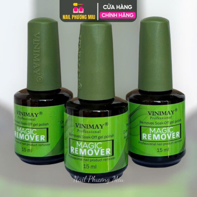 Dung Dịch Phá Gel Vinimay Magic Remover 15ml Nhanh Chóng, Phá Sơn Gel Tiện Lợi