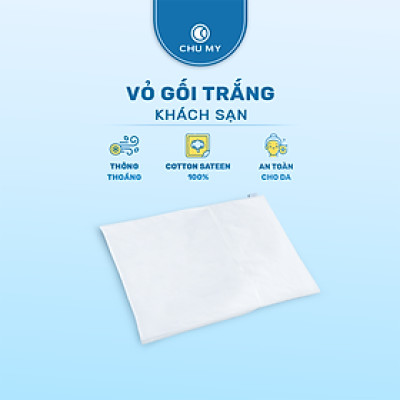 Vỏ gối cao cấp - Vỏ gối Cotton 100% - Tiêu chuẩn vỏ gối khách sạn 5 sao - Vỏ gối mát mẻ mịn màng