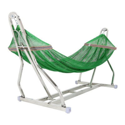 Võng Xếp Vuông Inox FELIX Pisa Qui Phúc – Khung Inox 201 Siêu Chắc, Gấp Gọn, Tải Trọng 150Kg