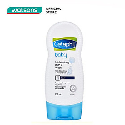Sữa Tắm Trẻ Em Cetaphil Baby Moisturizing Bath & Wash Dưỡng Ẩm 230ml