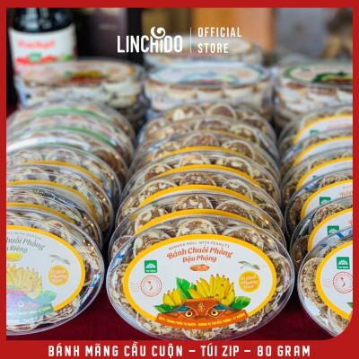 Bánh Mãng Cầu Cuộn - Đặc sản Đồng Tháp - Túi Zip 80 Gram