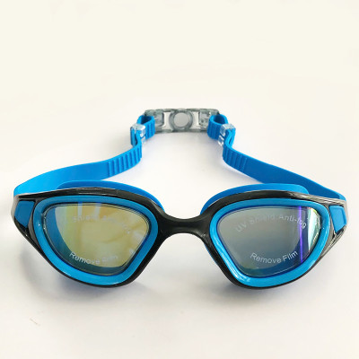 Kính Bơi Người Lớn ConQuest Tráng Gương Chống Sương Mù Chống Tia UV - Xanh Dương Đậm