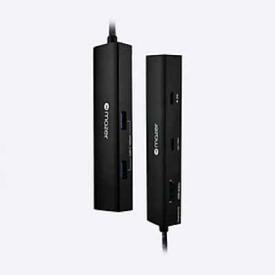 Bộ chuyển đổi Mazer 5 in 1 (1 USB-C, 1 HDMI (4K/60Hz), 1 USB-C (10Gbps), 2 USB-A) InfiniteLINK MULTI6150 - Hàng Chính Hãng