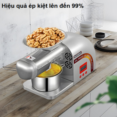 Máy ép dầu gia đình AOSIDA WF-ZN168 Thương hiệu Anh Quốc với Công suất cực lớn 1800W, Ép 6-8kg/giờ - Hàng Nhập Khẩu