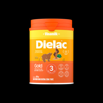 Sữa bột Vinamilk Dielac Alpha Gold 3 850g (cho trẻ từ 1 - 2 tuổi)