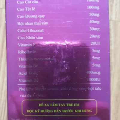 Thực Phẩm Chức Năng  - Viên Uống Hoàn Mộng Thảo - Bổ Sung Nội Tiết Tố Nữ