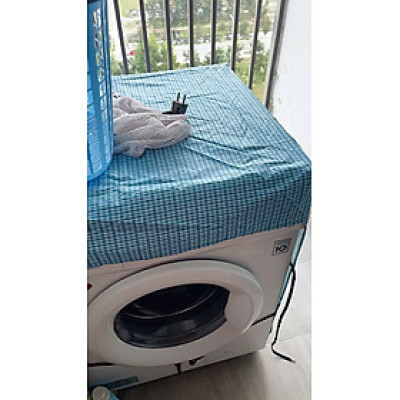 Áo phủ máy giặt cửa ngang (trước) cho máy từ 11- 15 kg ,vải dù siêu bền tiện lợi , chống thấm nước , bảo vệ máy giặt dưới mọi thời tiết  giao màu ngẫu nhiên
