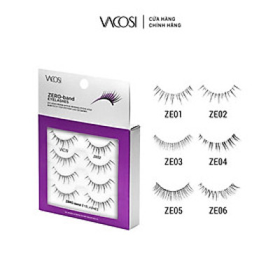 Lông Mi Gân Trong VACOSI ZERO-BAND EYELASHES - VM28