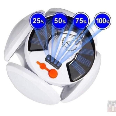 Bóng Đèn Led Tích Điện 5 Cánh Đèn Năng Lượng Mặt Trời Có Thể Đóng Mở