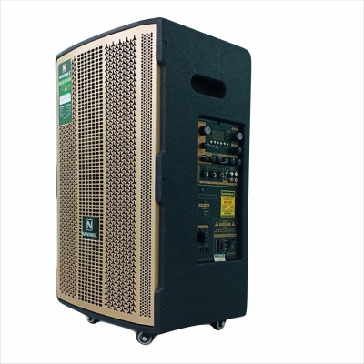 Loa karaoke NanoMax K 180 Công suất lớn 820W, Bass 40cm, kết nối Bluetooth Tặng 2 micro UHF cao cấp - Hàng Chính Hãng