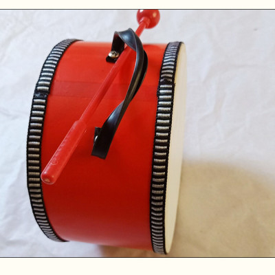 Trống Gỗ Bọc 2 Mặt Tặng Kèm Dùi Gỗ