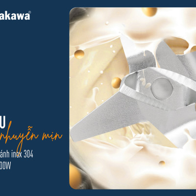 Máy làm sữa hạt đa năng Nagakawa NAG0825 (0,6L - 500W) - Hàng chính hãng