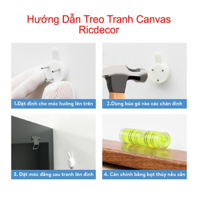 Tranh treo tường Canvas trang trí Hoa Cúc 50x50cm ( kèm theo khung )