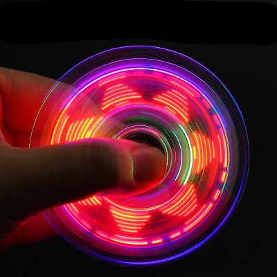 Con Quay Có Đèn Led Spinner Trong Suốt