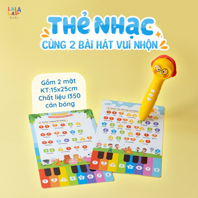 Bút Chấm Đọc Lala Magic Pen Song Ngữ Việt Anh - Đồ Chơi Âm Thanh Tích Hợp Đa Chức Năng kèm Thu Âm Cho Bé – Lalala Baby