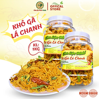 KHÔ GÀ LÁ CHANH COMBO 1KG - MỖI HŨ 500G