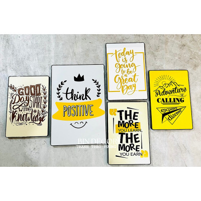 (ẢNH THẬT) Tranh treo tường trang trí decor lớp học tiếng anh 3 kèm đinh treo