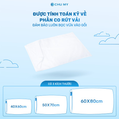 Vỏ gối cao cấp - Vỏ gối Cotton 100% - Tiêu chuẩn vỏ gối khách sạn 5 sao - Vỏ gối mát mẻ mịn màng