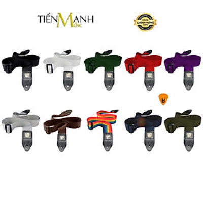 Dây Đeo Guitar Ernie Ball Cao Cấp Nhiều Màu Sắc Cho Đàn Acoustic, Classic, Electric, Bass  Polypro Strap Hàng Chính Hãng - Kèm Móng Gảy DreamMaker