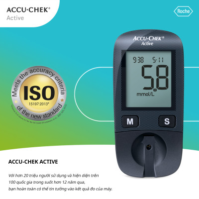 Hộp 25 Que Thử Đường Huyết ACCU-CHEK Active