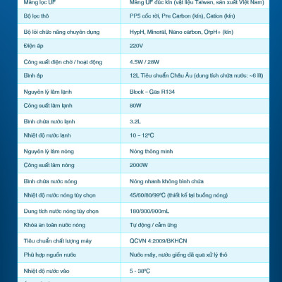 Máy Lọc Nước R.O Hydrogen Kiềm Nóng Thông Minh Lạnh ROBOT HydroElite-9 - Hàng Chính Hãng