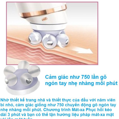 Máy rửa mặt và massage mặt Philips VisaPure Advanced SC5340 Thương Hiệu Hà Lan Cao Cấp - HÀNG NHẬP KHẨU