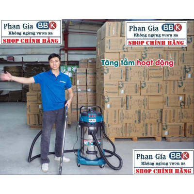 [chính hãƞg] Máy Hút Bụi Công Nghiệp Nakawa 80L - Hút Khô Ướt, Thổi Bụi - Dây Đồng 100% (Bảo hành 1 năm)