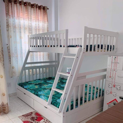 Giường Tầng Bình Long (Trắng)