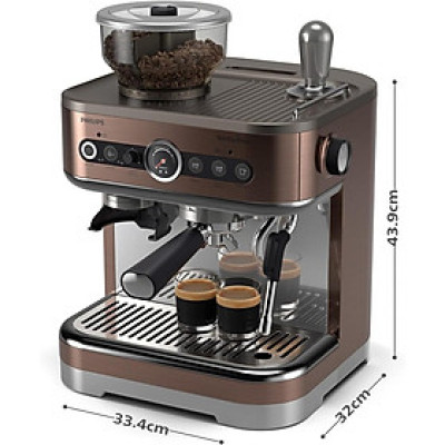 Máy pha cà phê espresso bán tự động Philips Barista Brew PSA3228/41 Hàng chính hãng